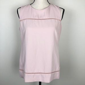 Banana Republic Sleeveless Top Blush Embroidered
